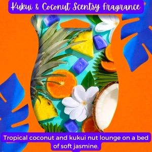 Kukui and coconut scentsy bar